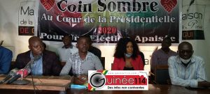 Présidentielle 2020: le mouvement "Coin Sombre" s'engage en faveur de la paix