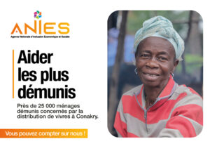 L’ANIES poursuit la distribution de vivres aux ménages vulnérables à Conakry