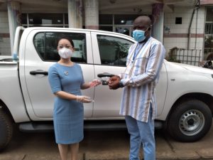 La Fondation SMB-Winning Consortium fournit un véhicule pick-up à l’ANSS
