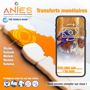 L’ANIES tient sa promesse et continue d’accompagner plus de 130 000 personnes démunies dans la zone spéciale de Conakry. Un rendez-vous inédit avant le déploiement des TM à l’intérieur du pays