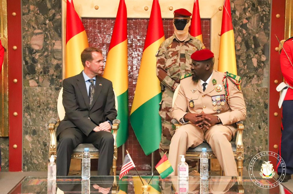 Lettre de l'Ambassadeur des Etats-Unis au Colonel Doumbouya