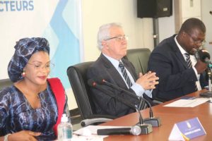 MESRSI: le Secrétaire perpétuel de l'académie du Maroc s'entretient avec les recteurs de Conakry
