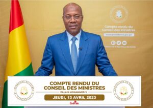 Compte rendu du Conseil des Ministres du jeudi 13 avril 2023