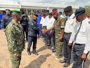 Visite de l’inspecteur général des services de police et de protection civile à l’intérieur du pays