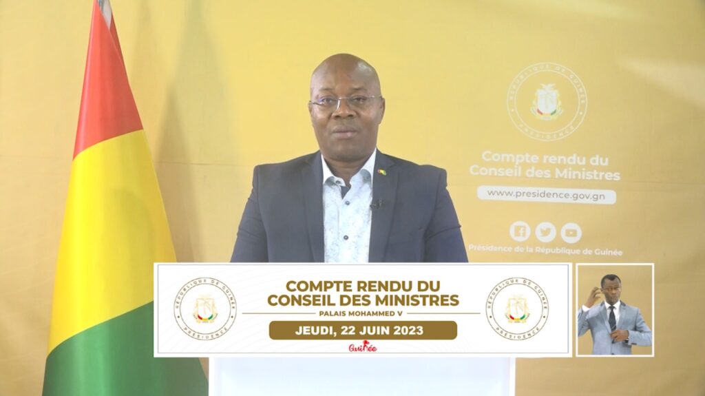 Compte-rendu du conseil des ministres du 22 juin 2023