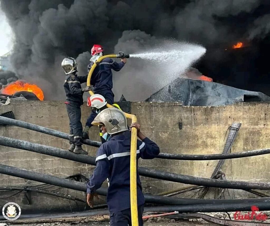 Guinée : Les Effets Économiques de l’incendie de Kaloum