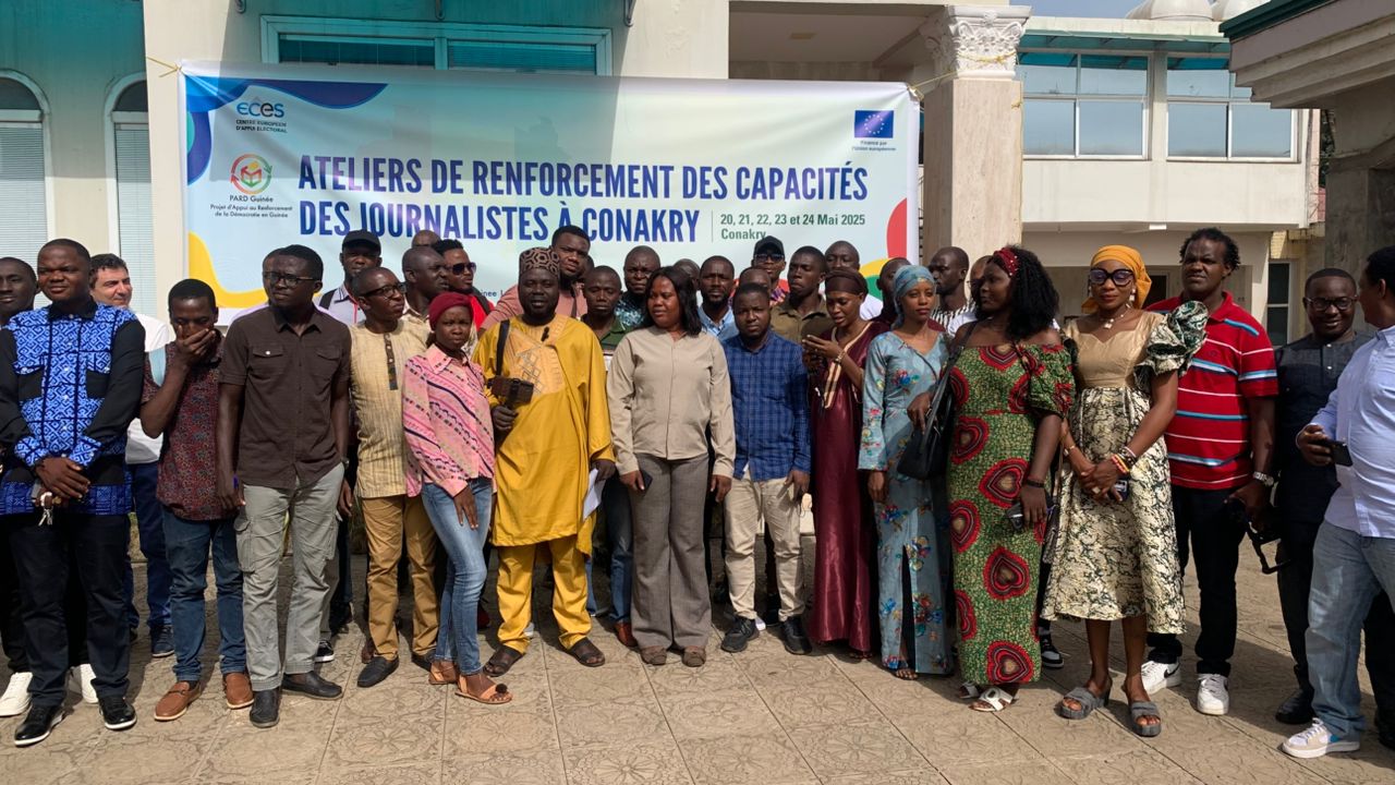 Conakry : plus de 100 journalistes formés aux outils numériques dans le cadre du projet PARD Guinée